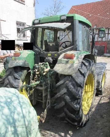 ciągnik kołowy John Deere na części