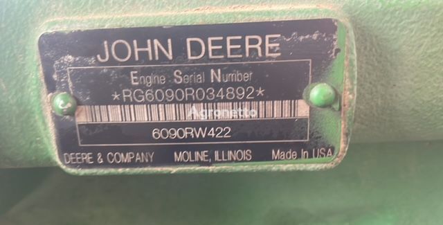 głowica cylindrów do ciągnika kołowego John Deere 6090RW422